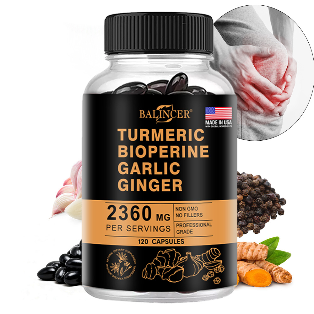 Turmeric Curcumin Capsule - Kurkuma Gember Capsules 2360mg met Curcumine