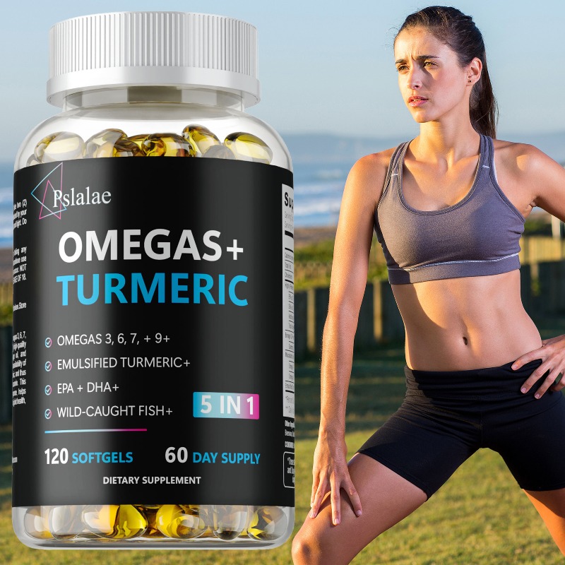 Turmeric Curcumin Capsule - Omegas+ Kurkuma Capsules - Verhoogt de