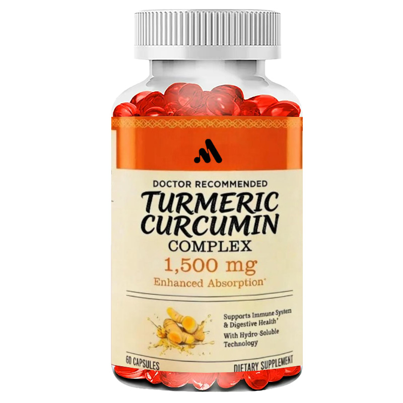 Turmeric Curcumin Capsule - Kurkuma en Curcumine 1500mg voor immuunondersteuning