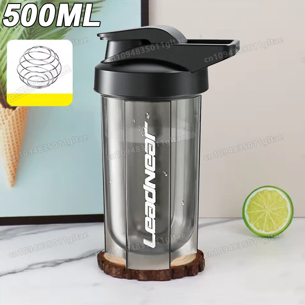 Nutrition And Fitness - 500ML Draagbare Eiwitpoeder Shaker Fles Lekvrije