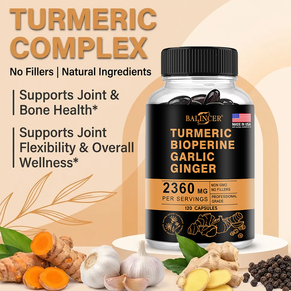 Kurkuma Gember Capsules 2360mg - Turmeric Curcumin Capsule recensie en prijs