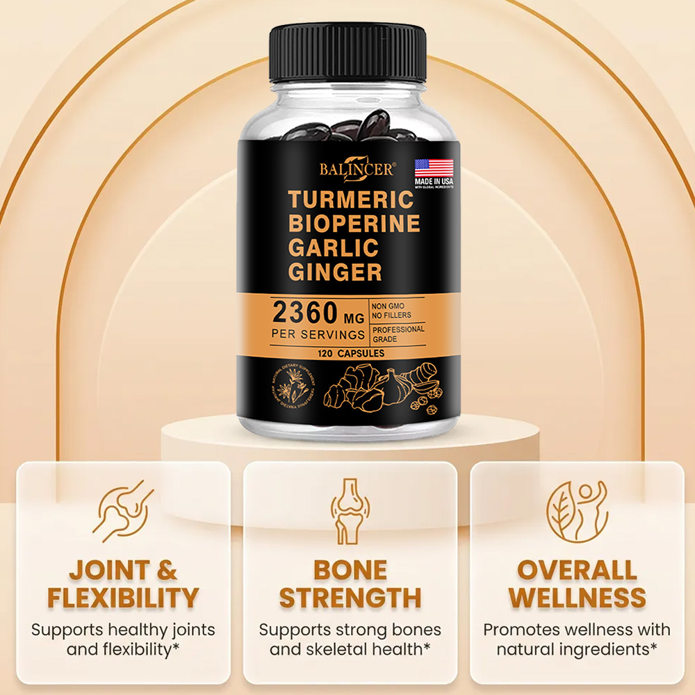 Kurkuma Gember Capsules 2360mg - Turmeric Curcumin Capsule recensie en prijs