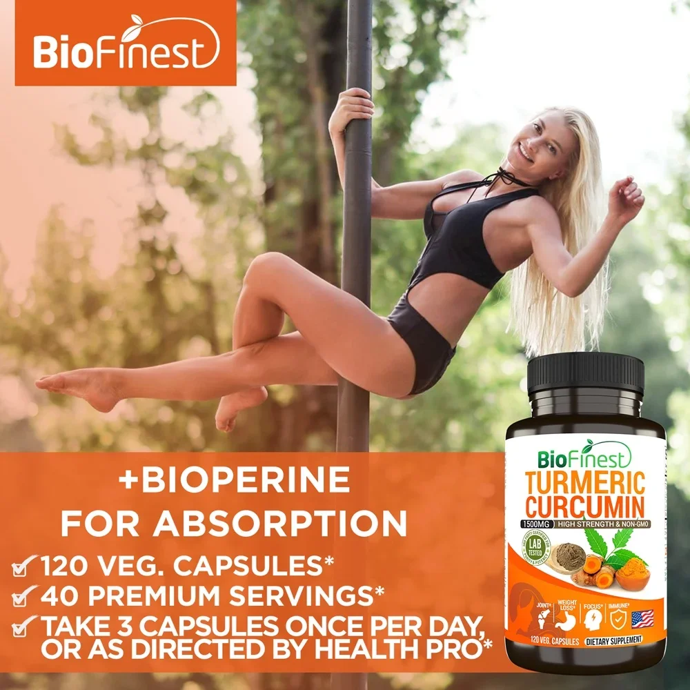 Biofijnste curcumine 1500 mg 9 - Turmeric Curcumin Capsule recensie en prijs