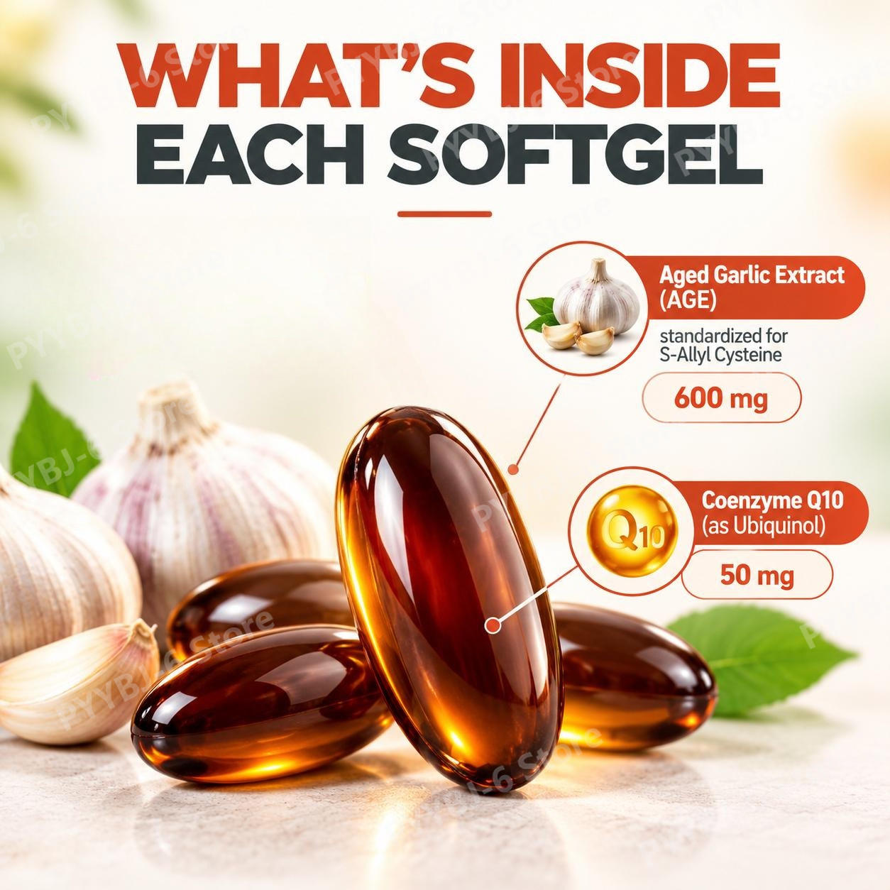 Geurloze, gezoete knoflookcaps - Coq10 Ubiquinol Softgel recensie en prijs