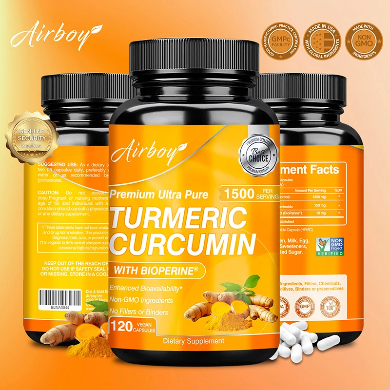 Kurkuma Curcumine Capsules - H - Turmeric Curcumin Capsule recensie en prijs