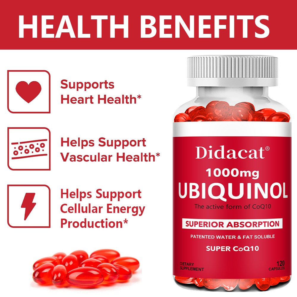 Ubiquinol CoQ10 1000mg Softgel - Coq10 Ubiquinol Softgel recensie en prijs