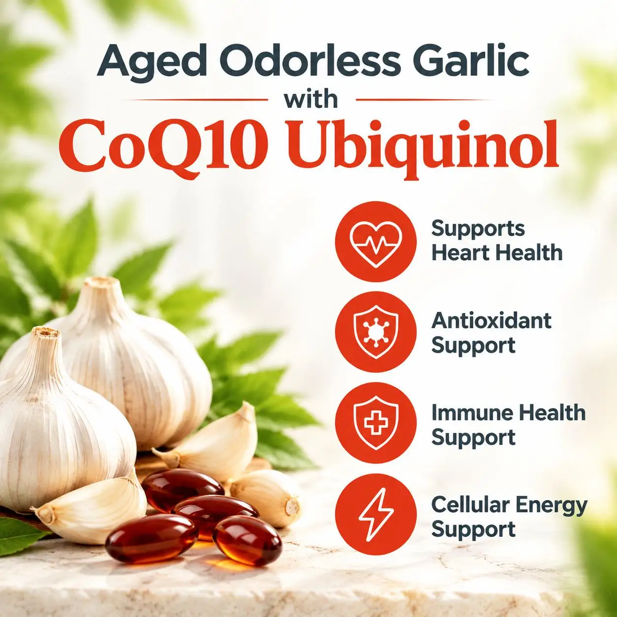 Geurloze, geëxtraheerde knoflo - Coq10 Ubiquinol Softgel recensie en prijs