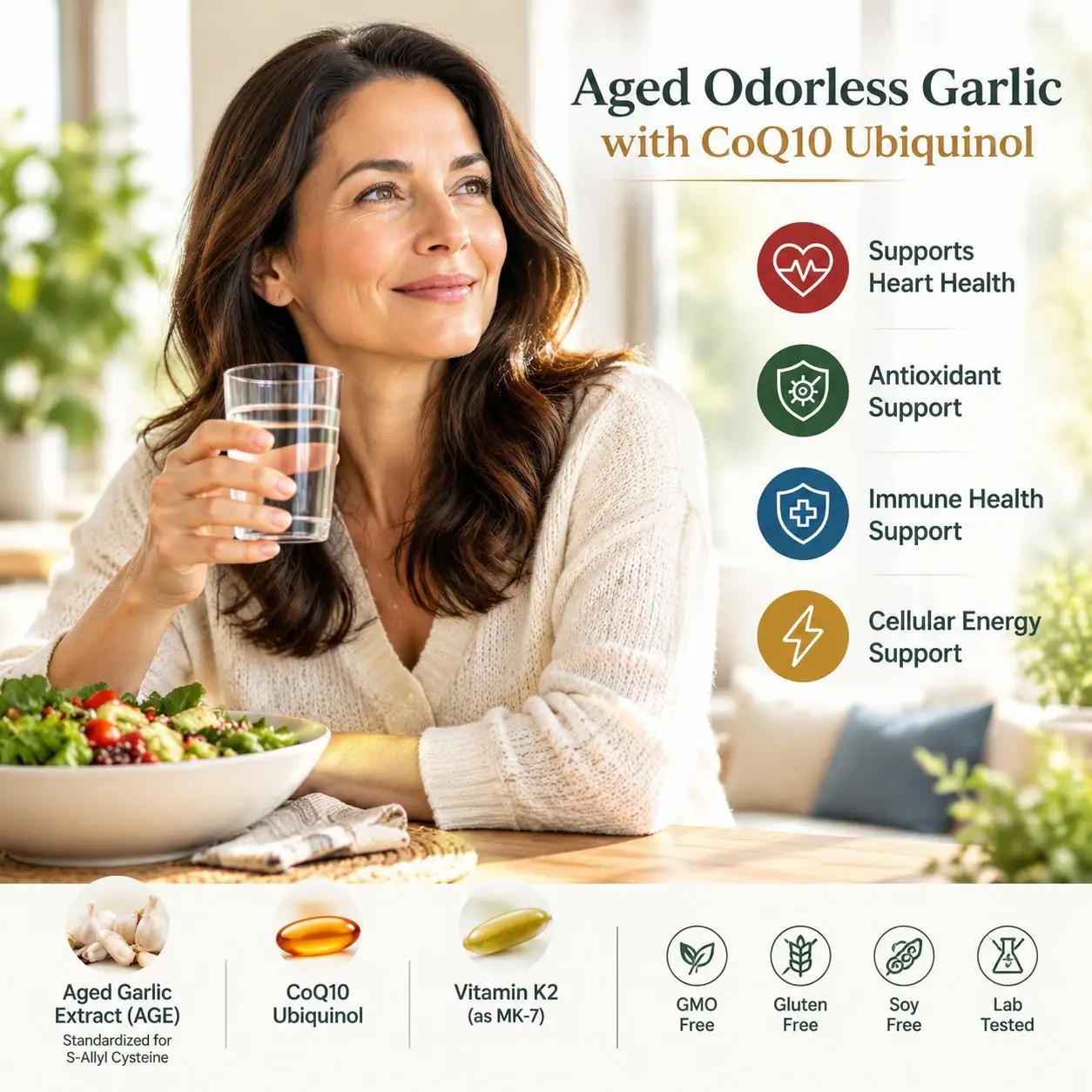 Geurloze, geëxtraheerde knoflo - Coq10 Ubiquinol Softgel recensie en prijs