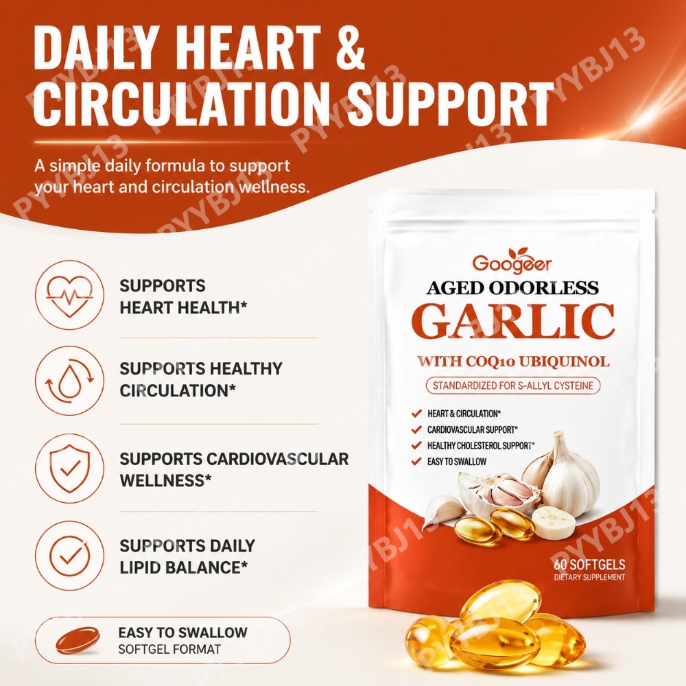 Googeer Aged Odorless Garlic E - Coq10 Ubiquinol Softgel recensie en prijs