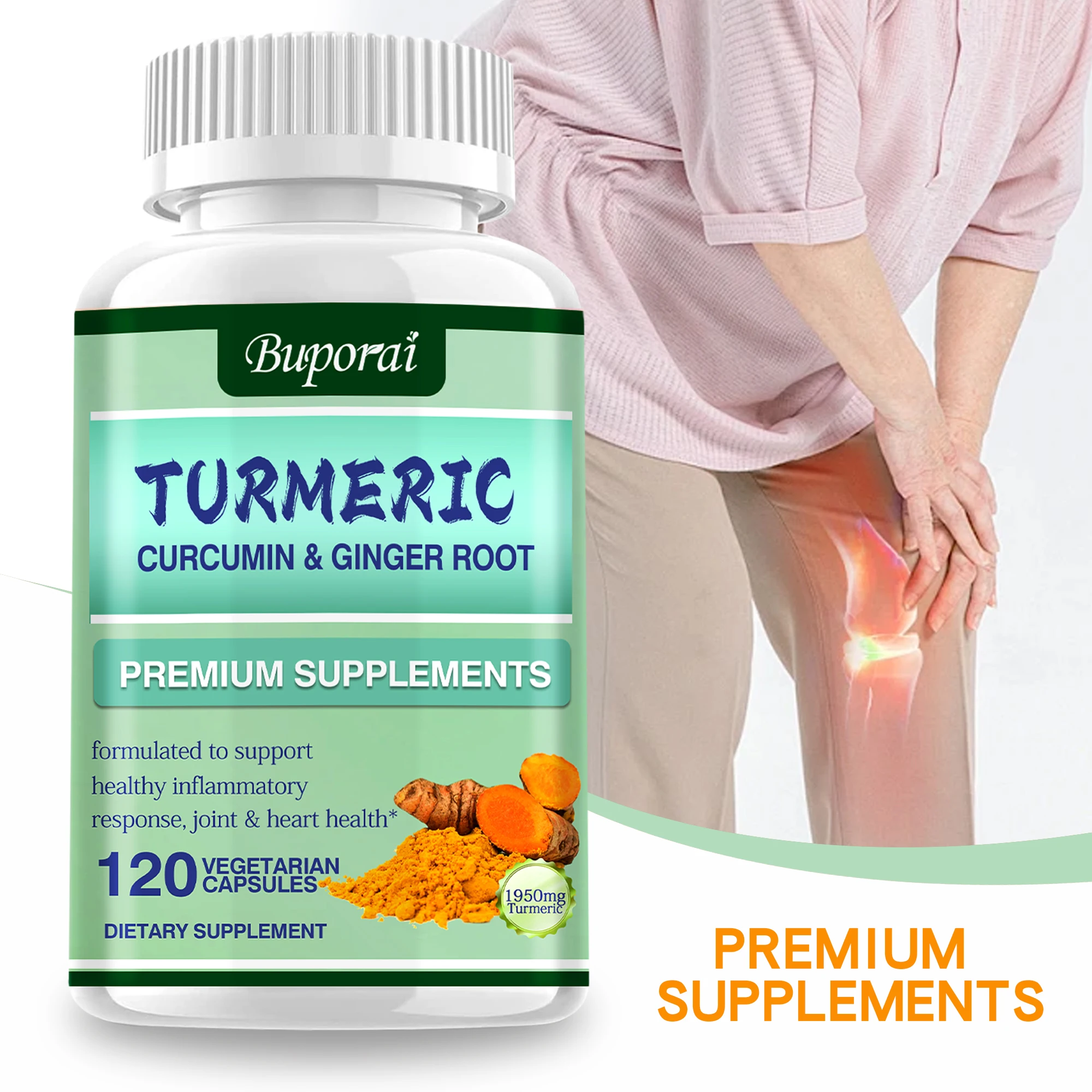 Kurkuma Curcumine + Gemberwort - Turmeric Curcumin Capsule recensie en prijs