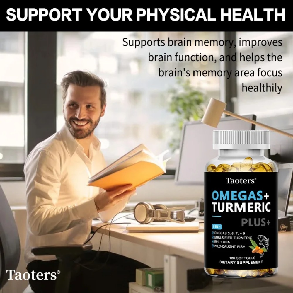 Omega 3 6 9 Supplement Plus -  - Turmeric Curcumin Capsule recensie en prijs
