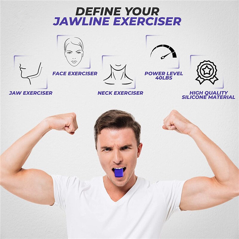 Jawline Exercer Gezichtskaak S - Nutrition And Fitness recensie en prijs